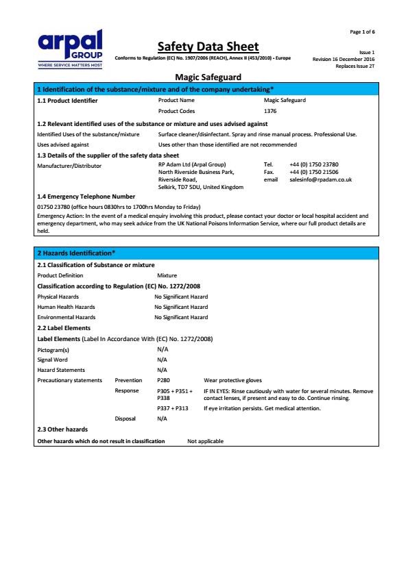 CASC0006 COSHH CASC0006 COSHH